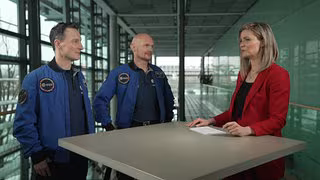 Gerst und Maurer: "Gro&szlig;artig", dass es wieder in Richtung Mond geht