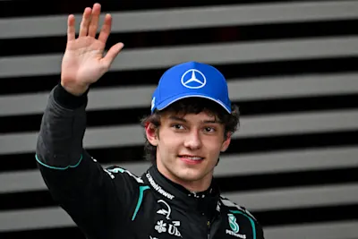 &bdquo;Mir fehlen die Worte, mir kommen die Tr&auml;nen&ldquo;, sagt Antonelli nach seiner historischen Fahrt