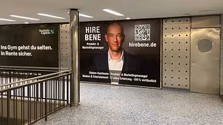 Jobsuche mit eigener Plakatanzeige