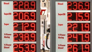 Preise an Tankstellen klettern um 12 Uhr um mehrere Cent